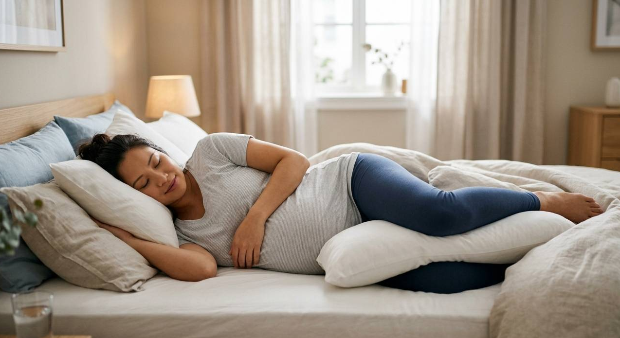 Cách tìm tư thế ngủ an toàn và hiệu quả cho mẹ bầu