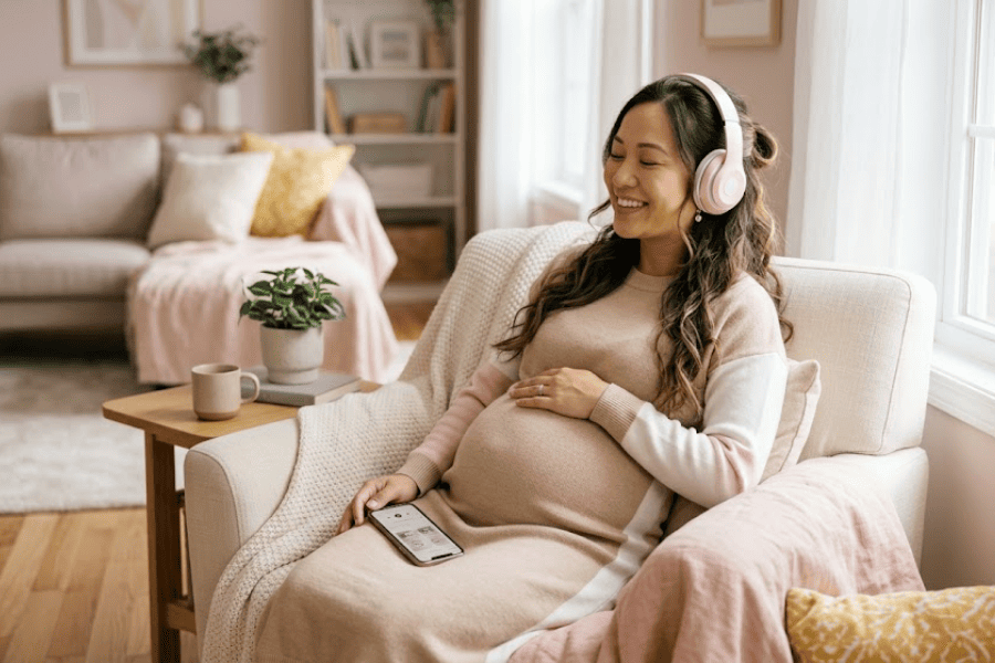 Cho trẻ nghe nhạc từ trong bụng mẹ: Nên hay không nên? Giải đáp từ chuyên gia