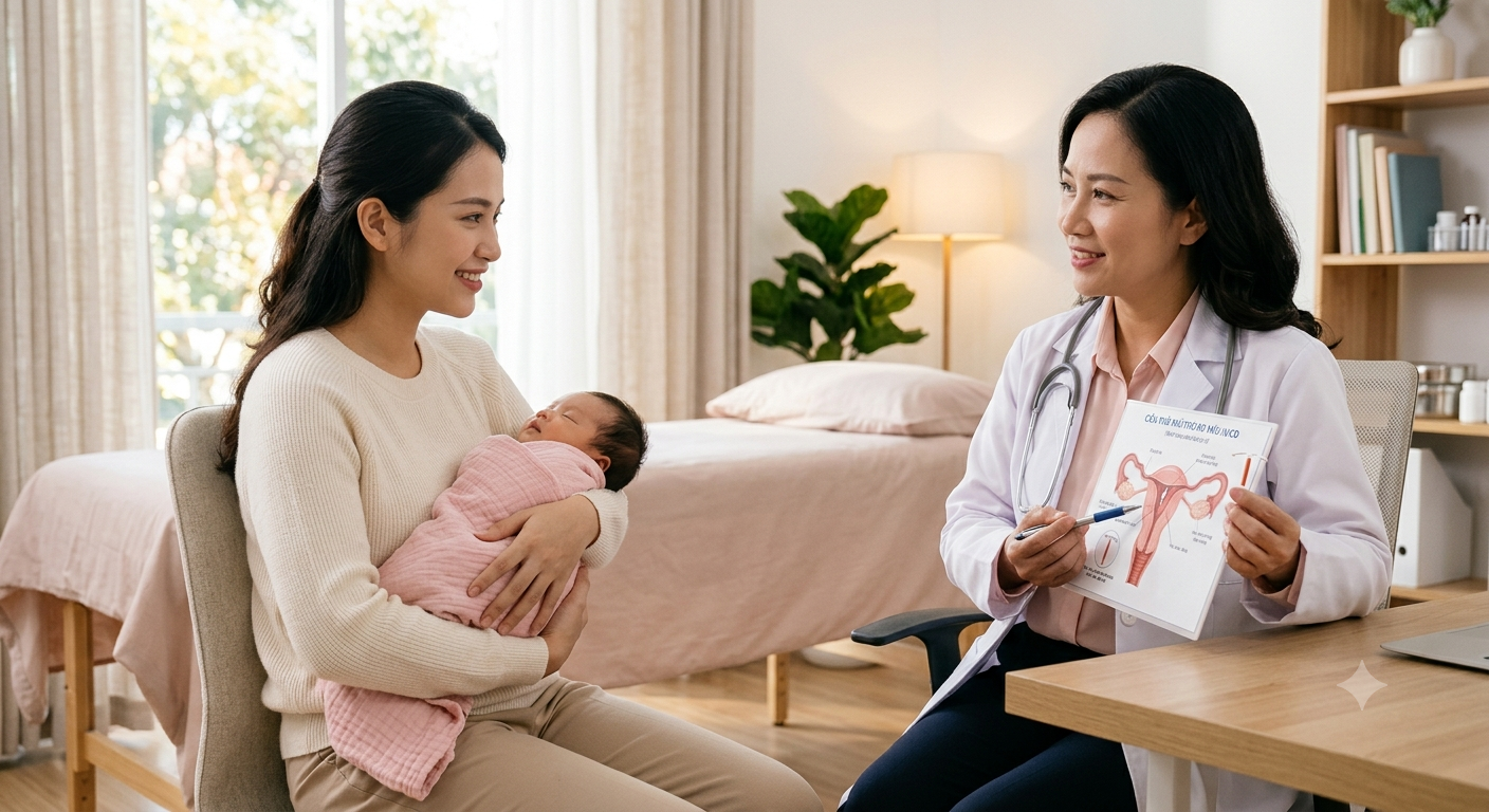 Đặt vòng tránh thai cho mẹ sau sinh là gì? Hiệu quả và những điều mẹ cần biết