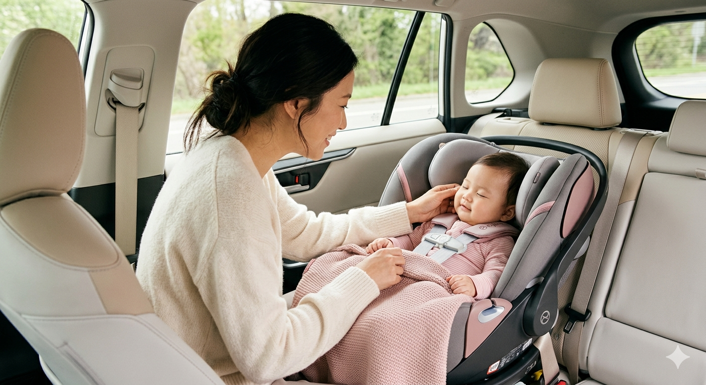 Ghế ngồi ô tô cho bé là gì? Dấu hiệu nhận biết và những điều mẹ cần biết để đảm bảo an toàn