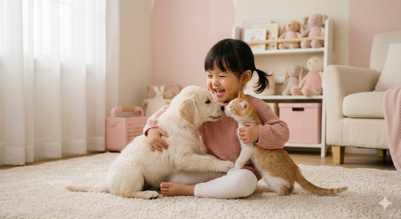 Nuôi thú cưng cho bé: Mẹ nên hay không nên cho con tiếp xúc sớm? Giải đáp từ chuyên gia