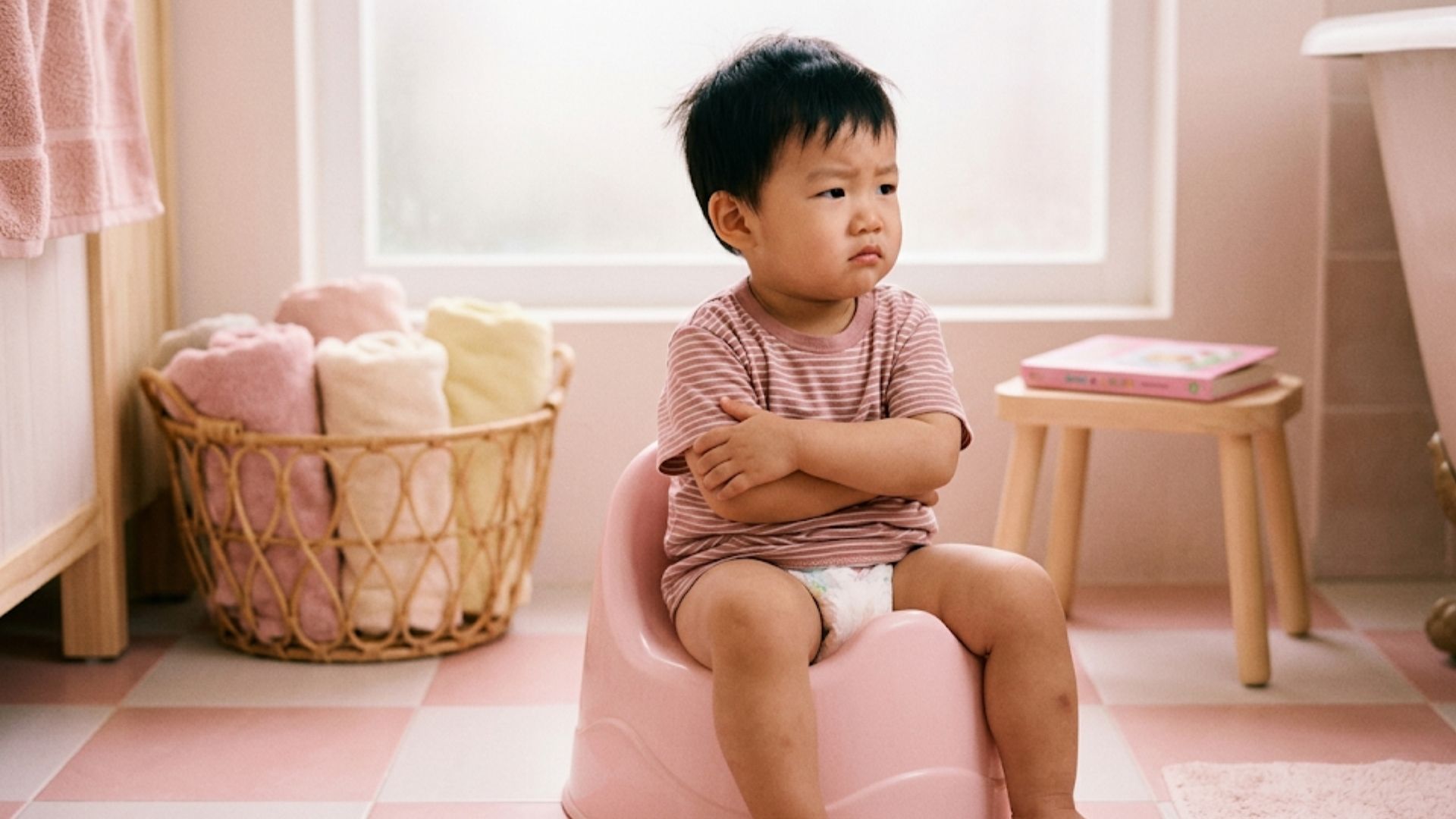 Phải Làm Gì Nếu Bé Từ Chối Đi Vệ Sinh Trên Bô