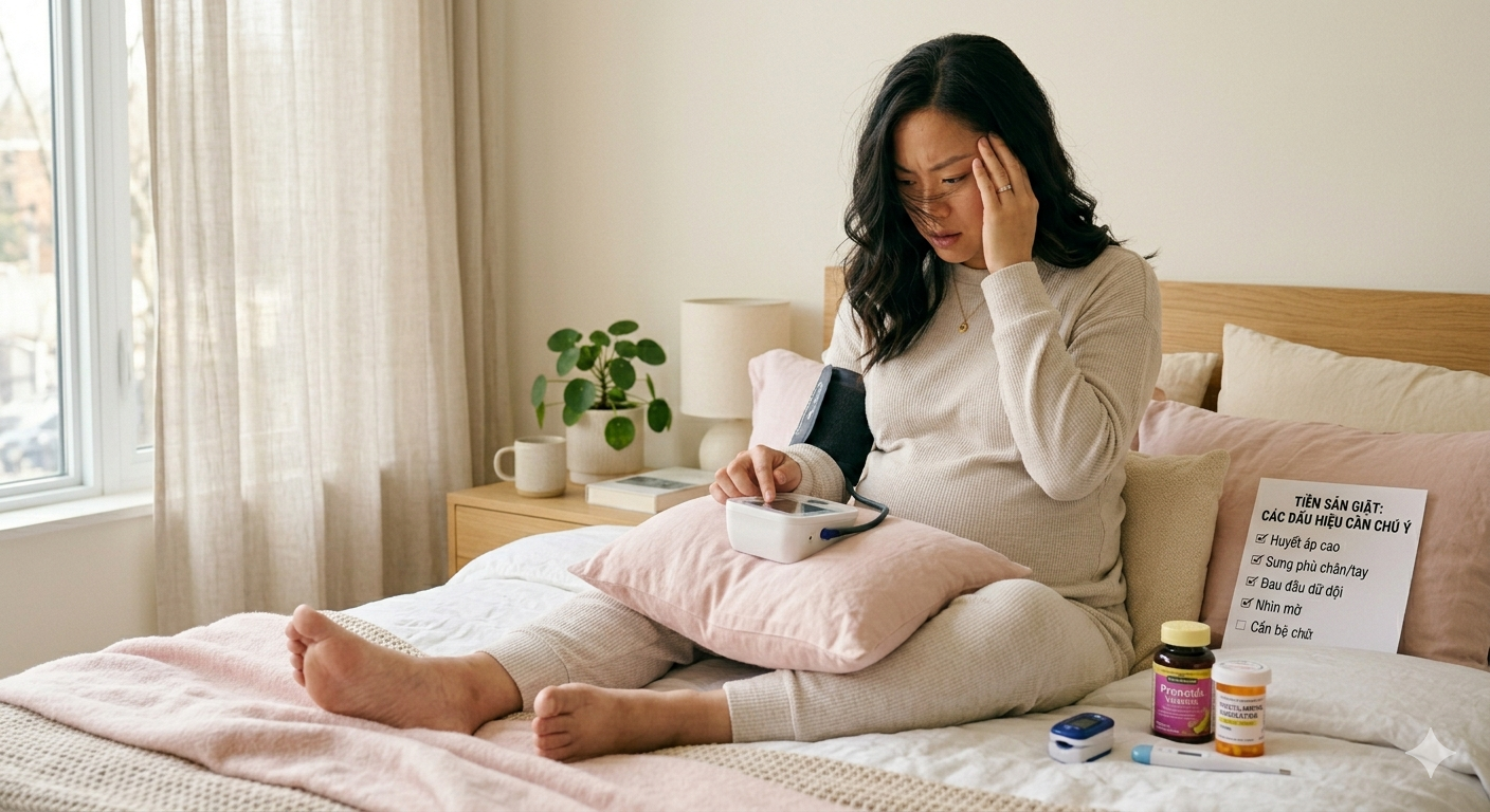 Tiền sản giật là gì? Dấu hiệu nhận biết và những điều mẹ bầu cần lưu ý