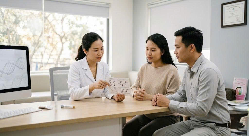 Xét nghiệm sàng lọc người mang gen bệnh là gì? Dấu hiệu và những điều mẹ cần biết