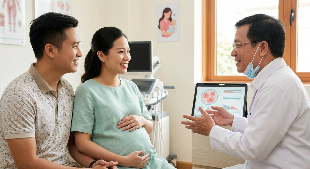 Xét nghiệm sàng lọc trước sinh không xâm lấn NIPT có chính xác không và những điều mẹ cần biết