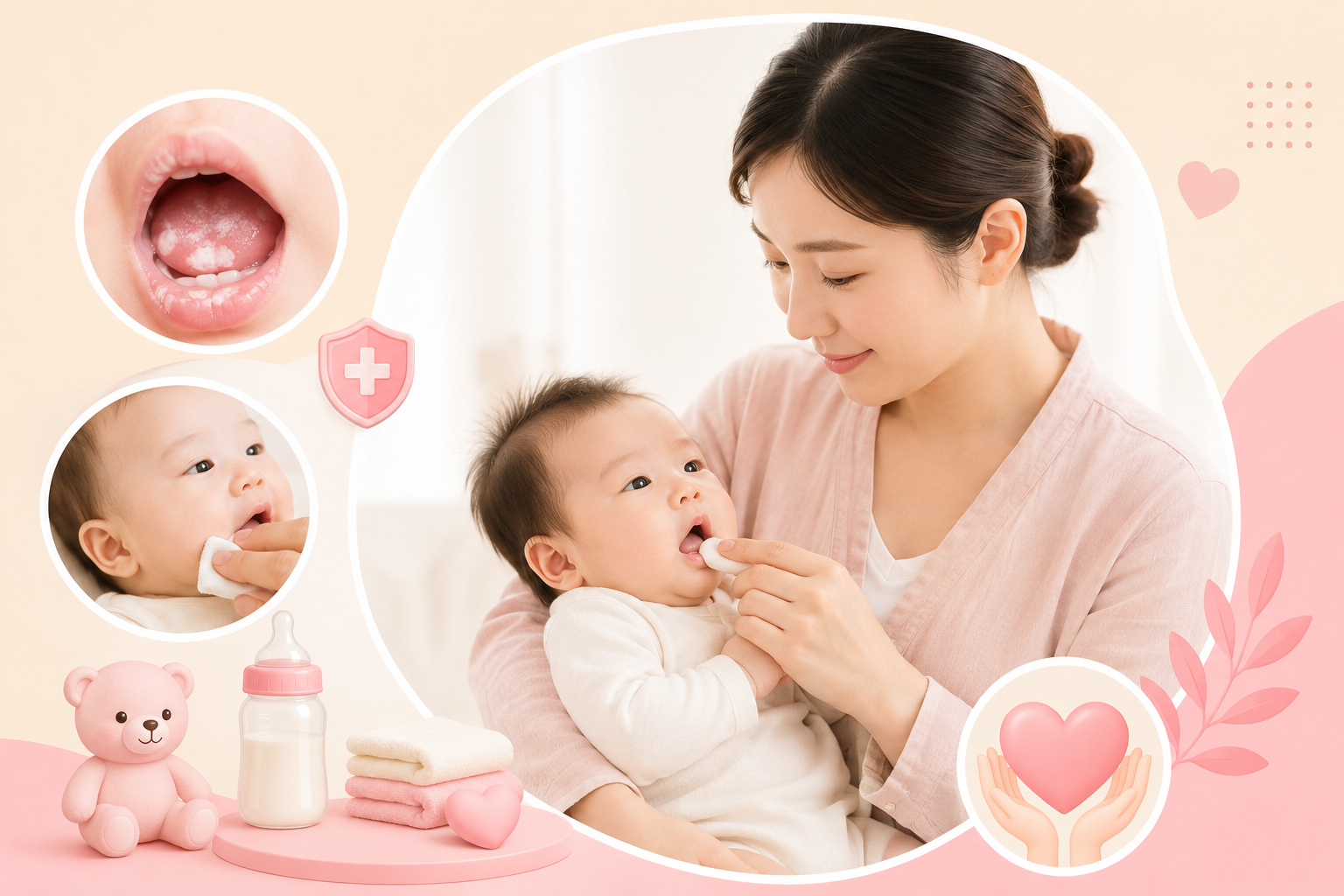 Bệnh tưa miệng ở trẻ sơ sinh: Dấu hiệu nhận biết và cách chăm sóc cho bé