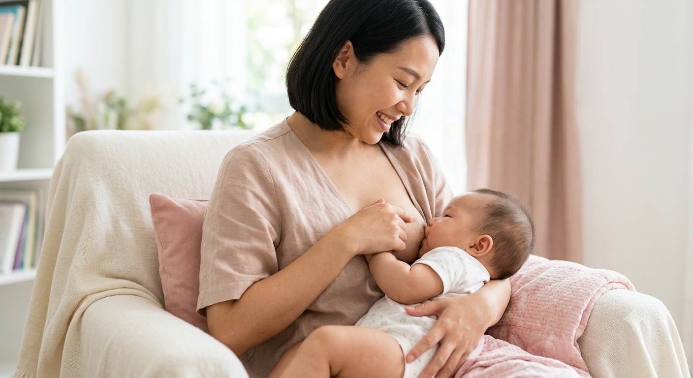 Các tư thế cho con bú: Bí quyết giúp mẹ nhàn tênh, bé bú no say