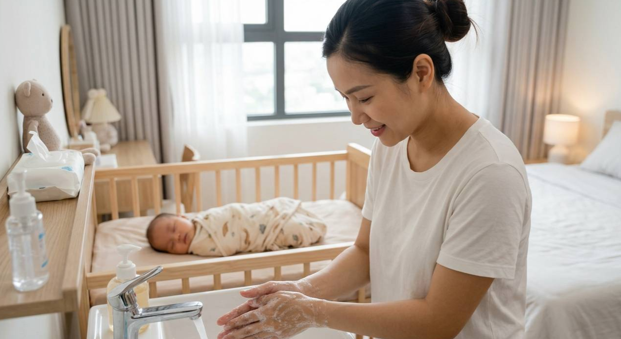 Cách bảo vệ trẻ sơ sinh khỏi vi trùng an toàn và hiệu quả cho bé