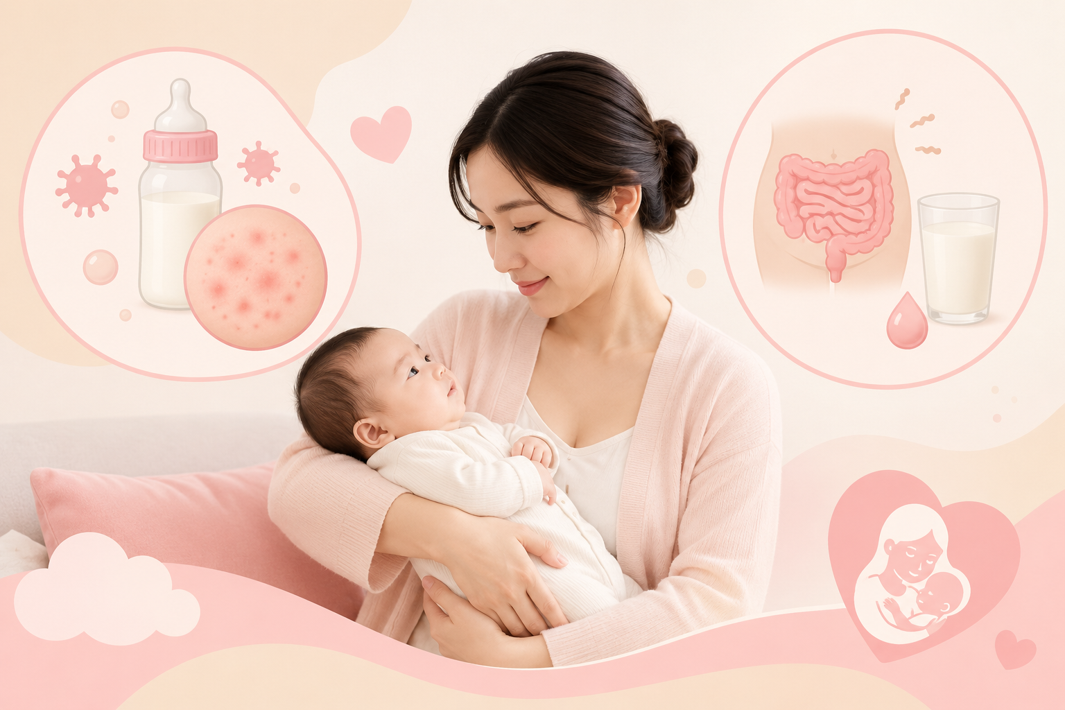 Dị ứng sữa và không dung nạp lactose ở trẻ sơ sinh: Phân biệt chính xác để chăm sóc bé yêu đúng cách