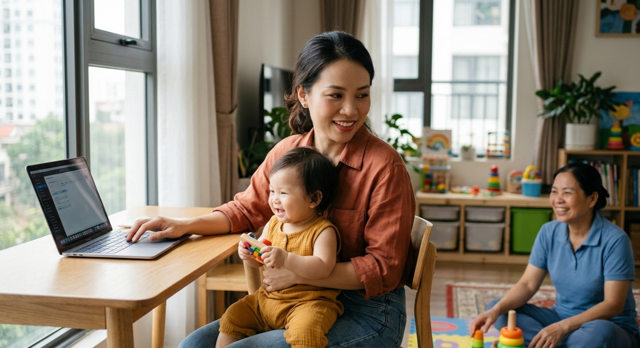 Dịch Vụ Trông Trẻ Theo Giờ Momhub: Linh Hoạt Hay Cố Định Tối Ưu Hơn?