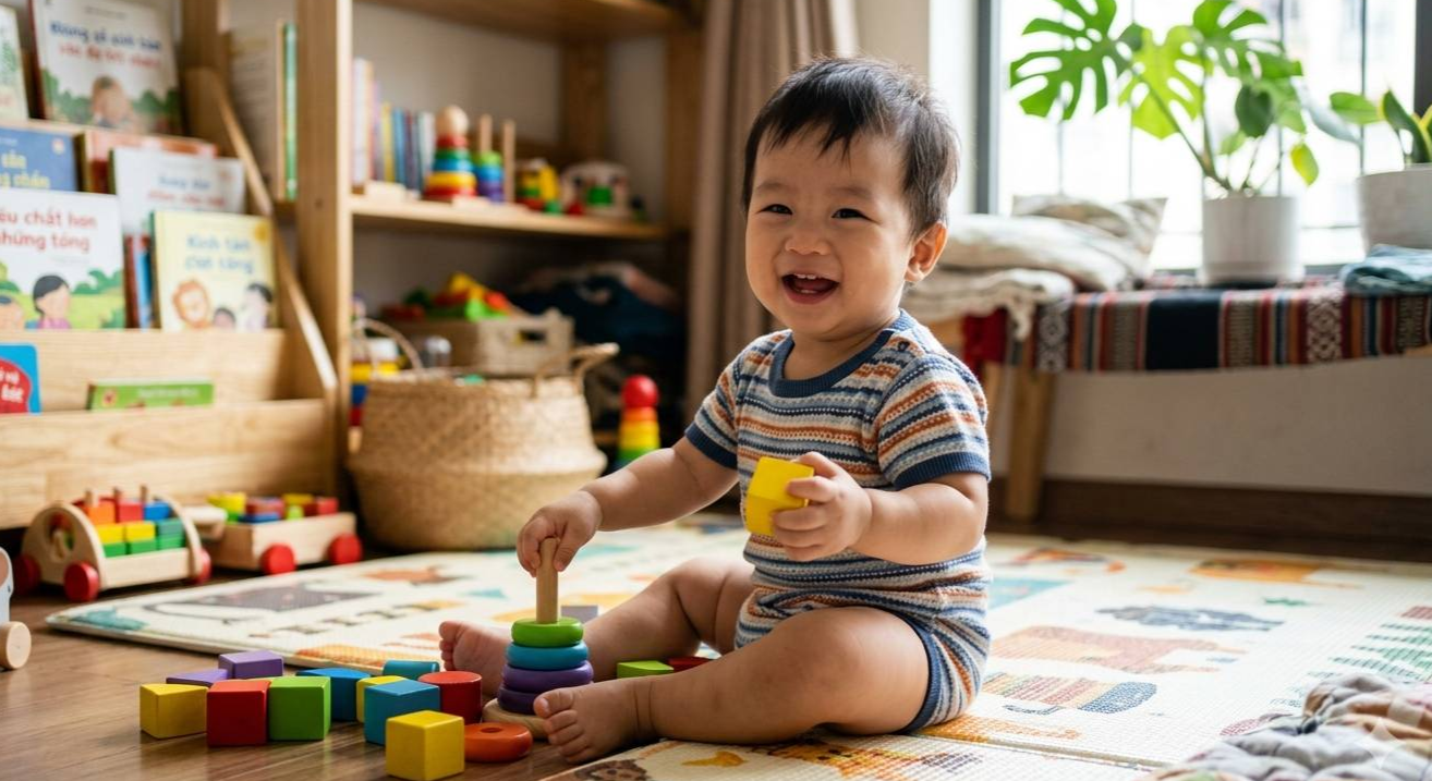 Hành trình kỳ diệu của em bé 22 tháng tuổi: Hiểu để đồng hành cùng con qua giai đoạn “bùng nổ”