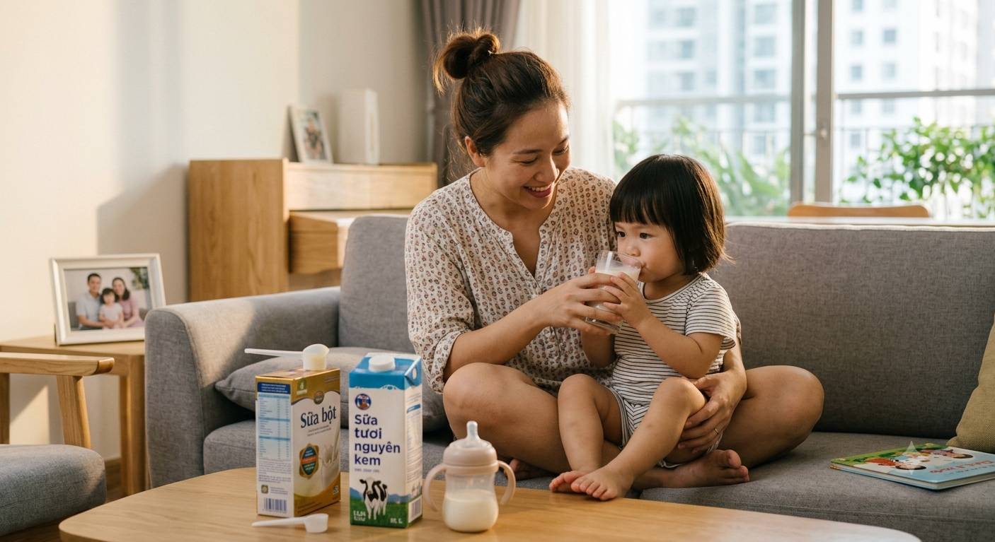Loại sữa nào phù hợp cho bé? Hành trình chọn sữa chuẩn y khoa cho từng cột mốc của con
