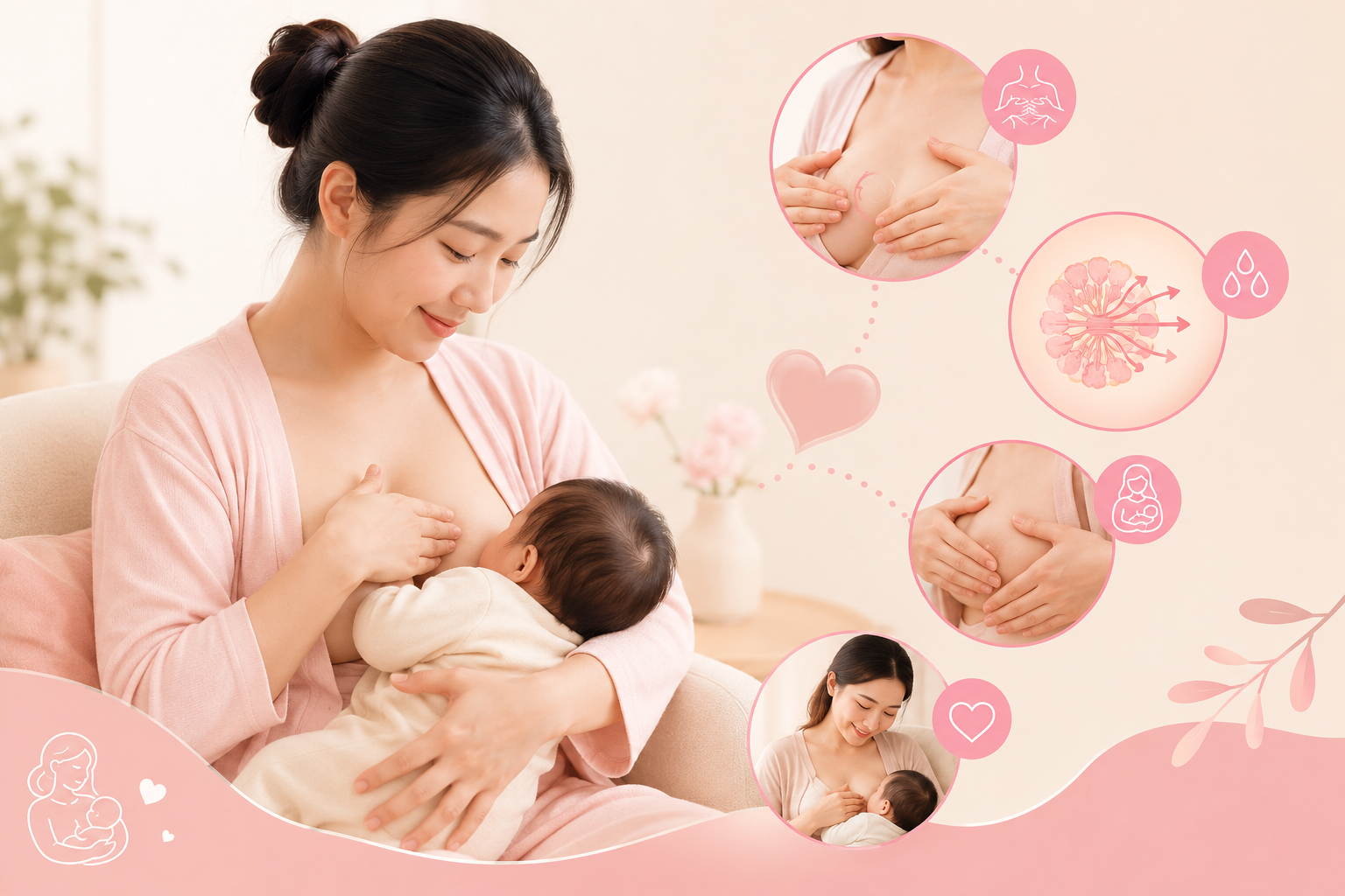 Massage ngực có thể giúp ích như thế nào cho việc cho con bú?