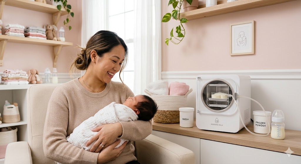 Sữa mẹ sấy đông lạnh: Giải pháp lưu trữ hiện đại hay rủi ro tiềm ẩn cho bé yêu?