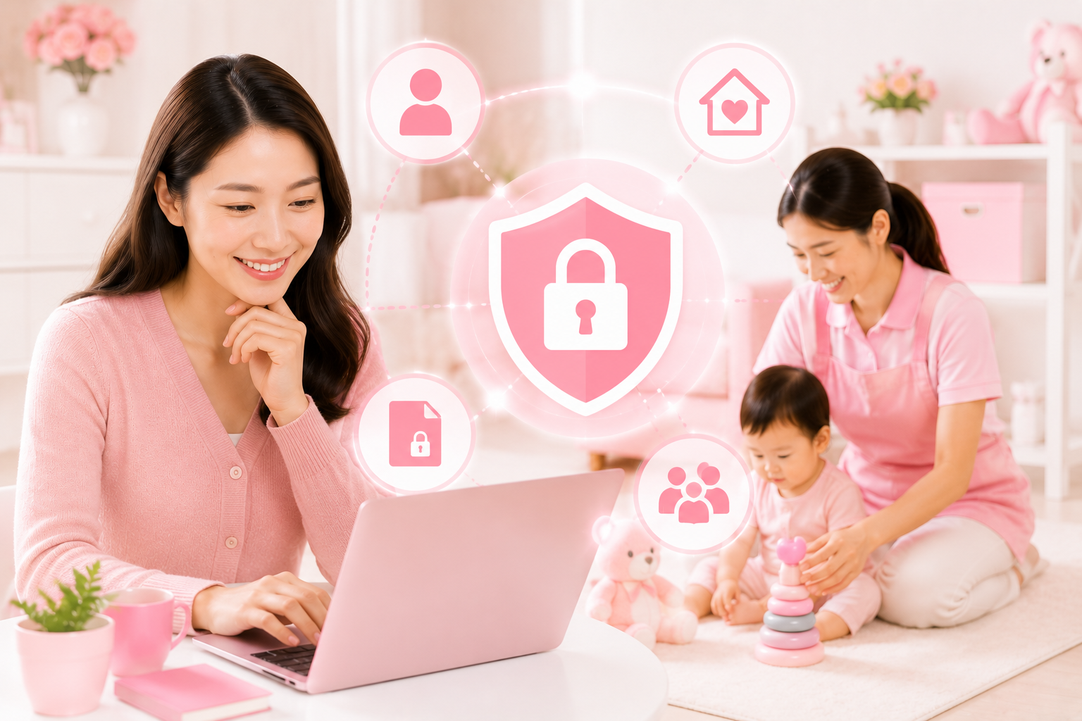 An Toàn Thông Tin Gia Đình Khi Thuê Bảo Mẫu Qua Nền Tảng Trực Tuyến