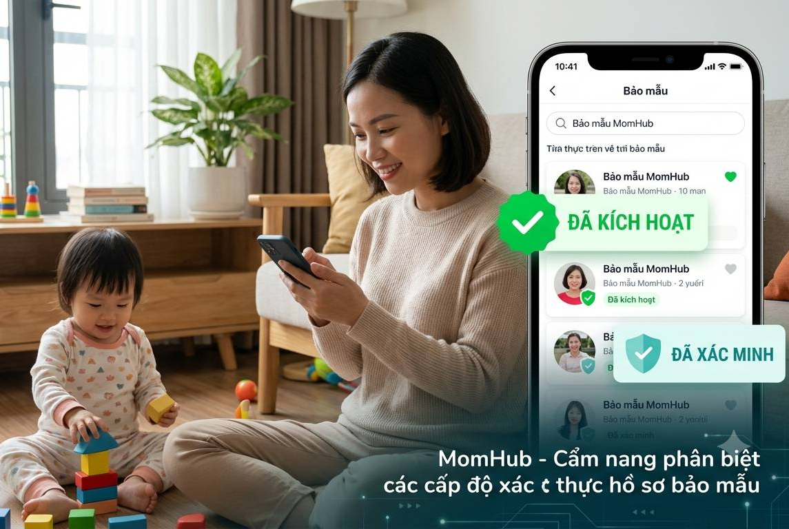 Cẩm nang phân biệt các cấp độ xác thực hồ sơ bảo mẫu trên hệ sinh thái MomHub