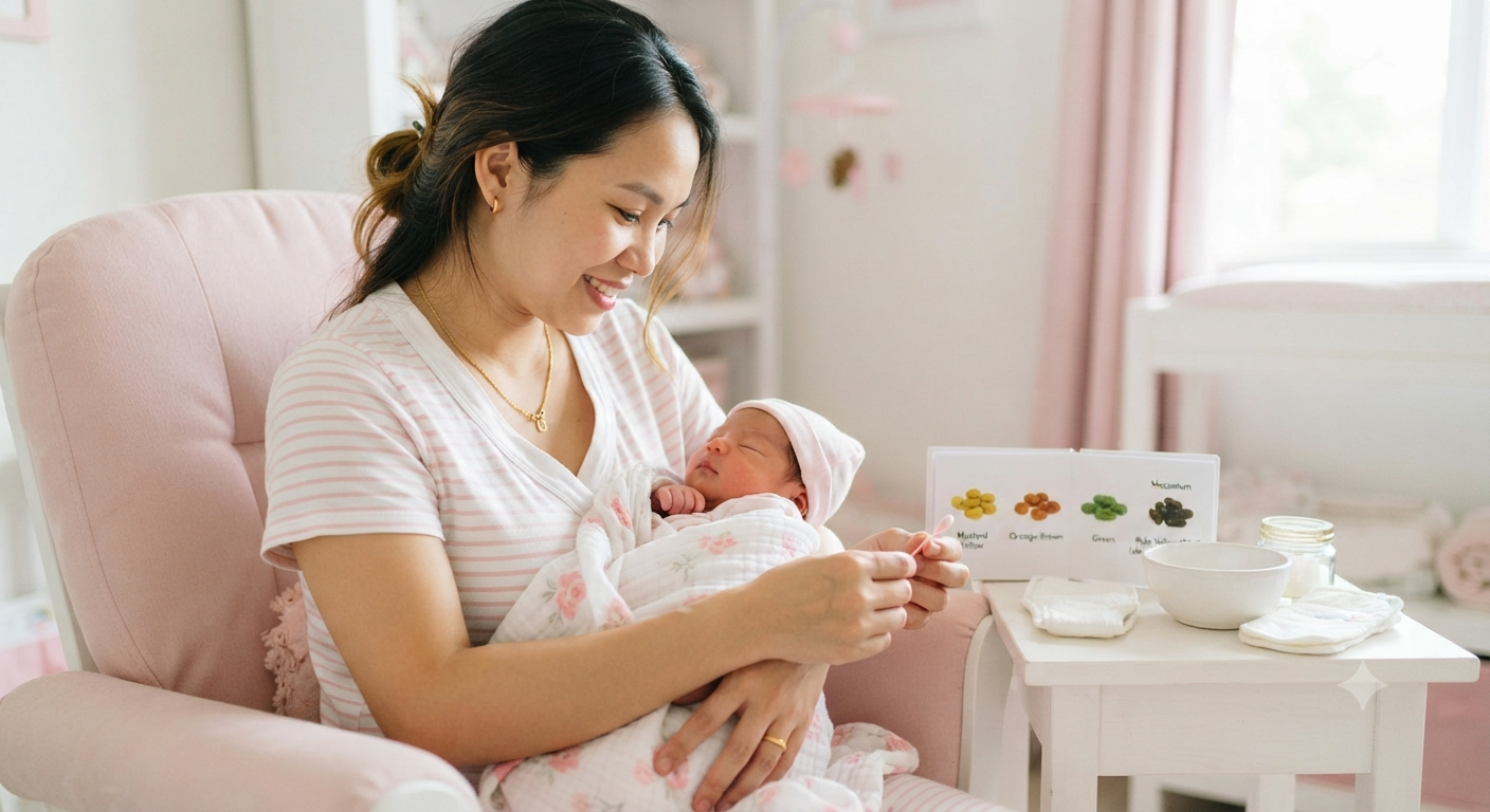 Giải mã màu sắc phân của trẻ sơ sinh: Cẩm nang “bỏ túi” cho mẹ bỉm thông thái
