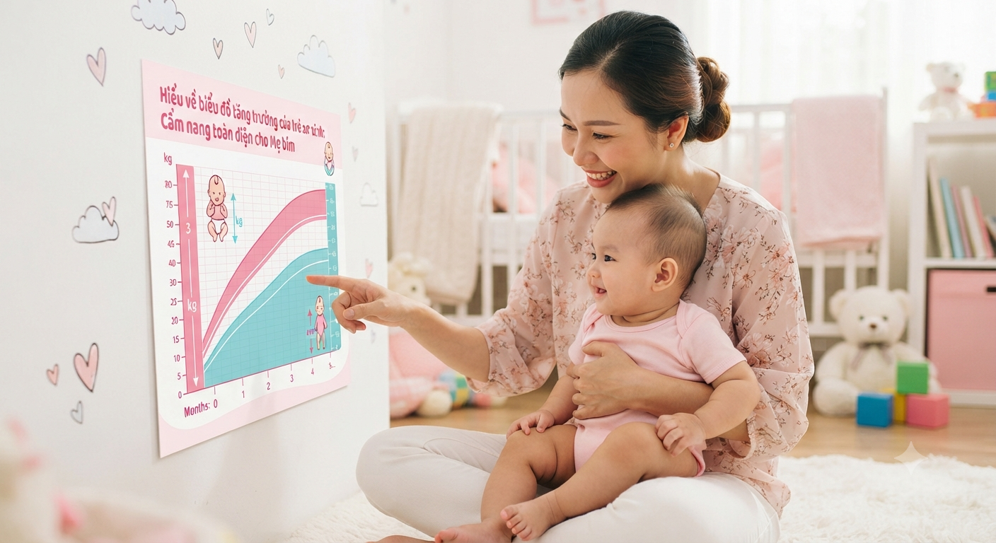 Hiểu về biểu đồ tăng trưởng của trẻ sơ sinh: Cẩm nang toàn diện cho Mẹ bỉm