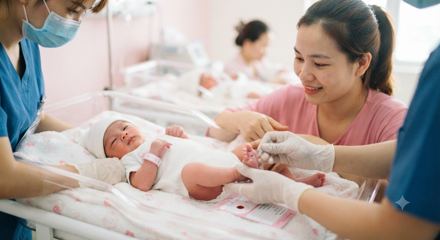 Xét nghiệm lấy máu gót chân: “Chìa khóa vàng” bảo vệ sức khỏe cho bé yêu từ những ngày đầu đời