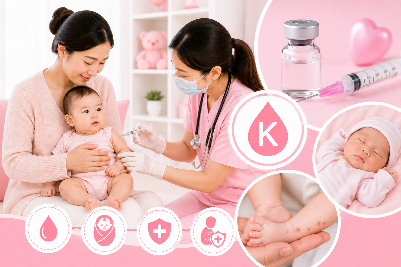 Tiêm Vitamin K Cho Trẻ Sơ Sinh: Nguyên Nhân, Dấu Hiệu Và Những Điều Mẹ Cần Biết