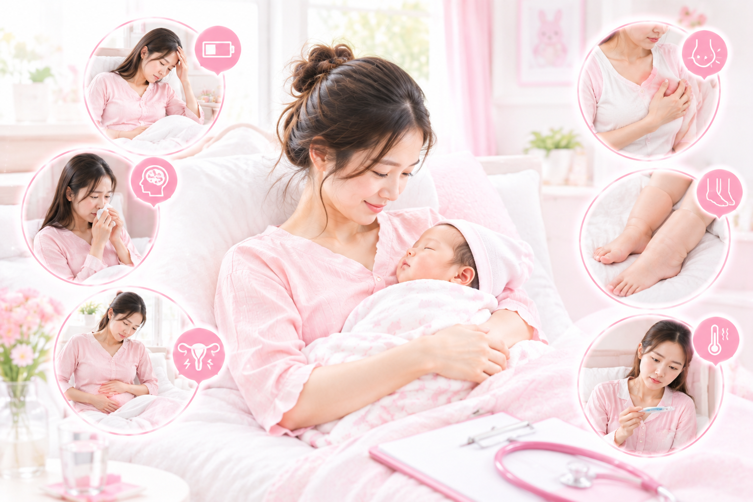 Các triệu chứng sau sinh là gì? Dấu hiệu và những điều mẹ cần biết