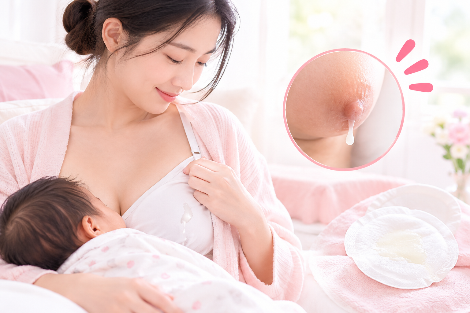 Rò rỉ sữa mẹ sau sinh là gì? Dấu hiệu và những điều mẹ cần biết