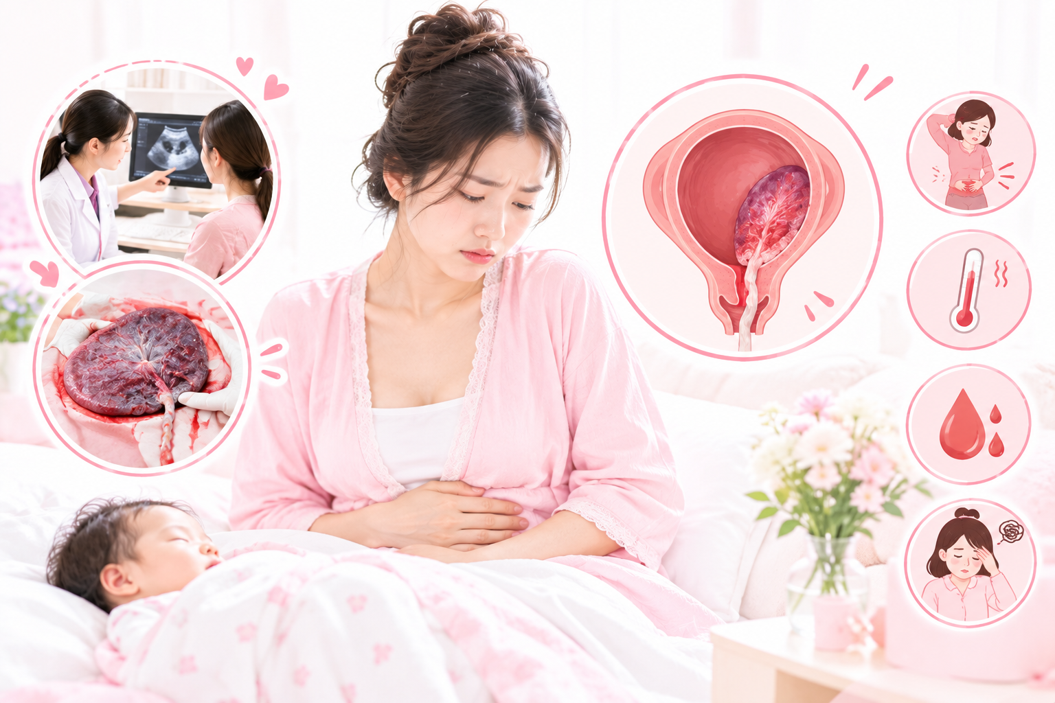 Sót nhau thai sau sinh là gì? Dấu hiệu và những điều mẹ cần biết