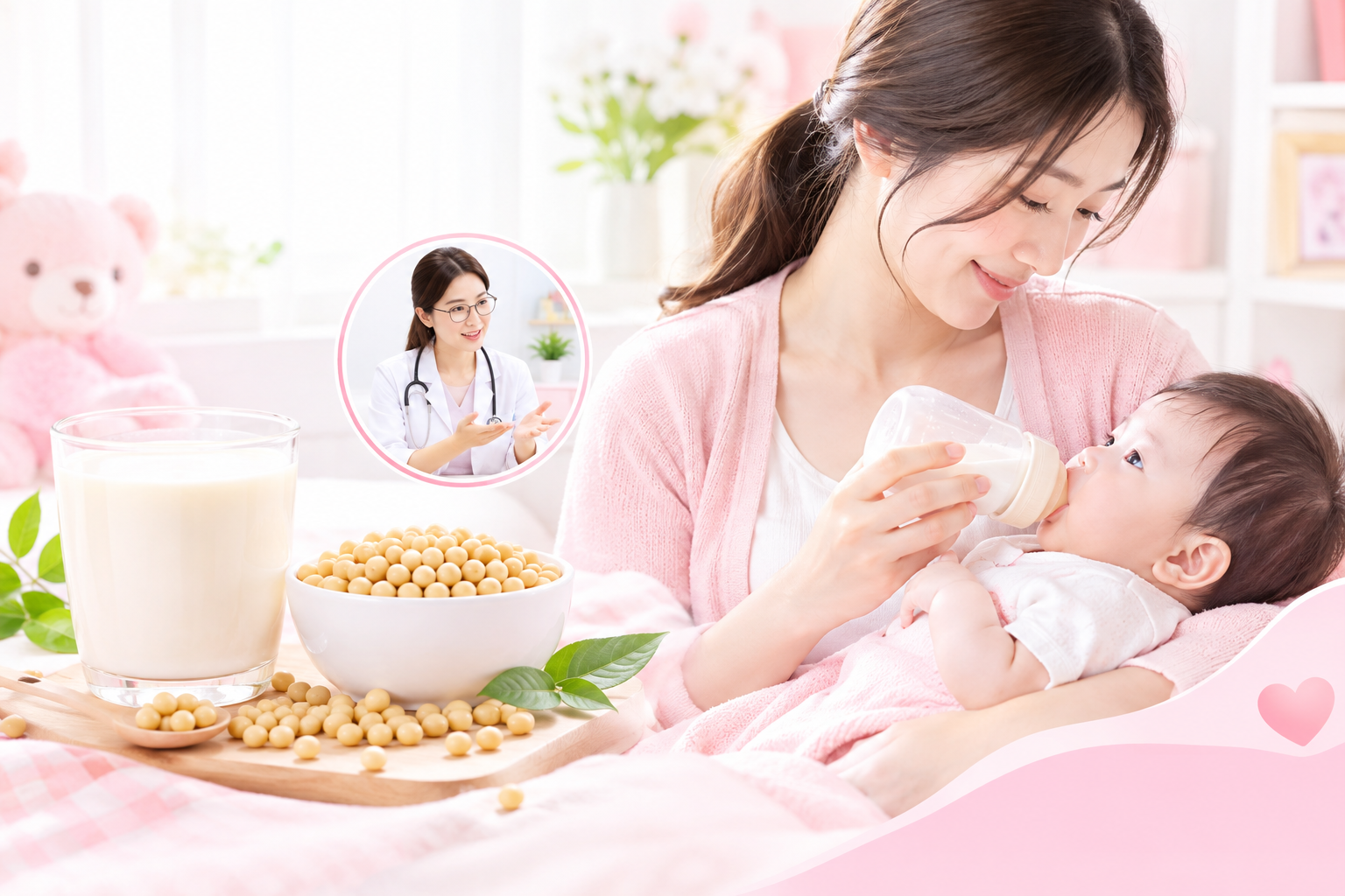 Sữa Đậu Nành Cho Trẻ Sơ Sinh: Mẹ Nên Hay Không Nên Cho Bé Uống? Giải Đáp Từ Chuyên Gia