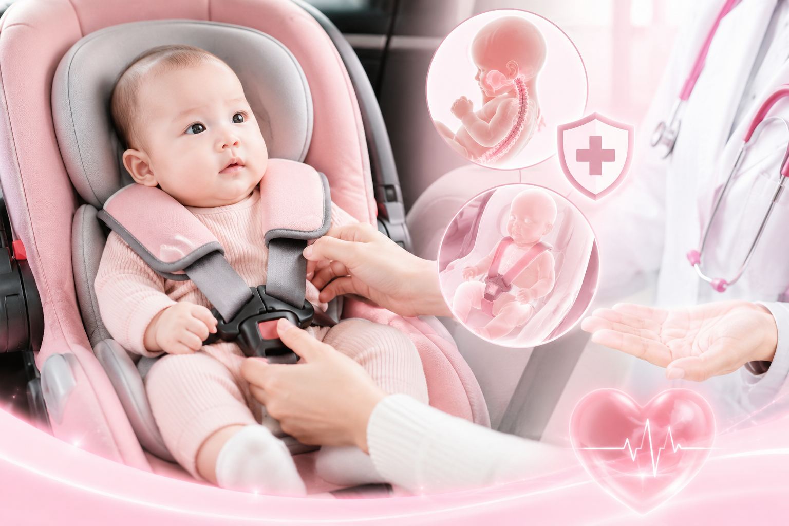 Tại sao thắt dây an toàn đúng cách cho trẻ sơ sinh lại mang tính sinh tử? Giải mã dưới góc nhìn y khoa
