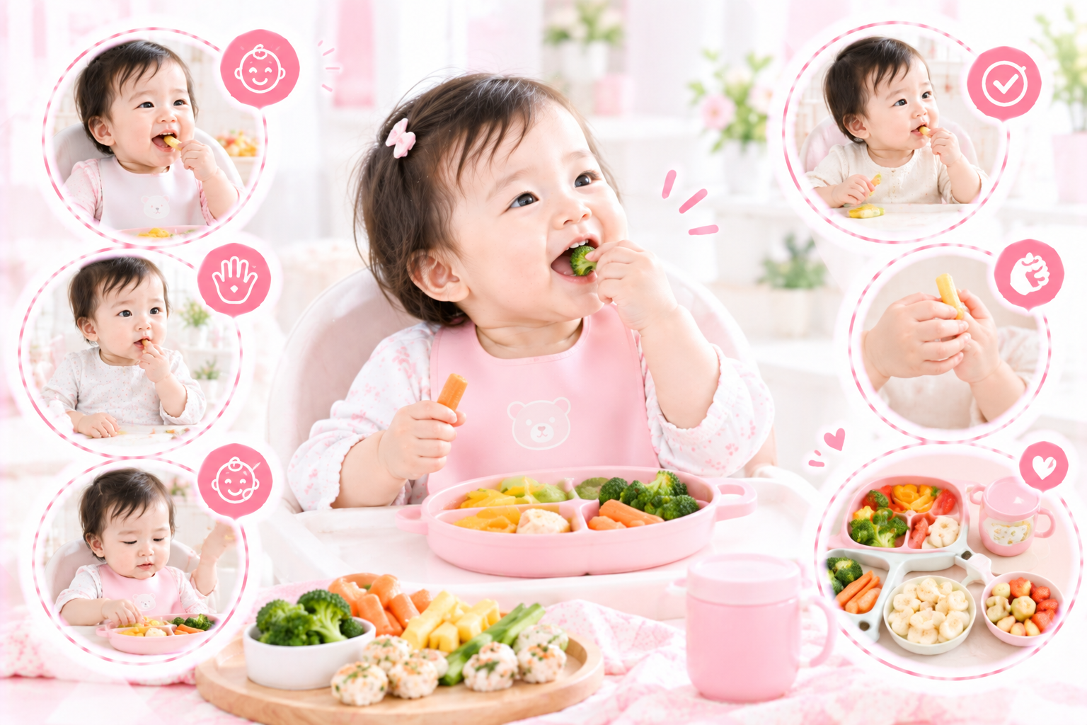 Thức ăn cầm tay cho bé là gì? Dấu hiệu bé sẵn sàng và những điều mẹ cần biết