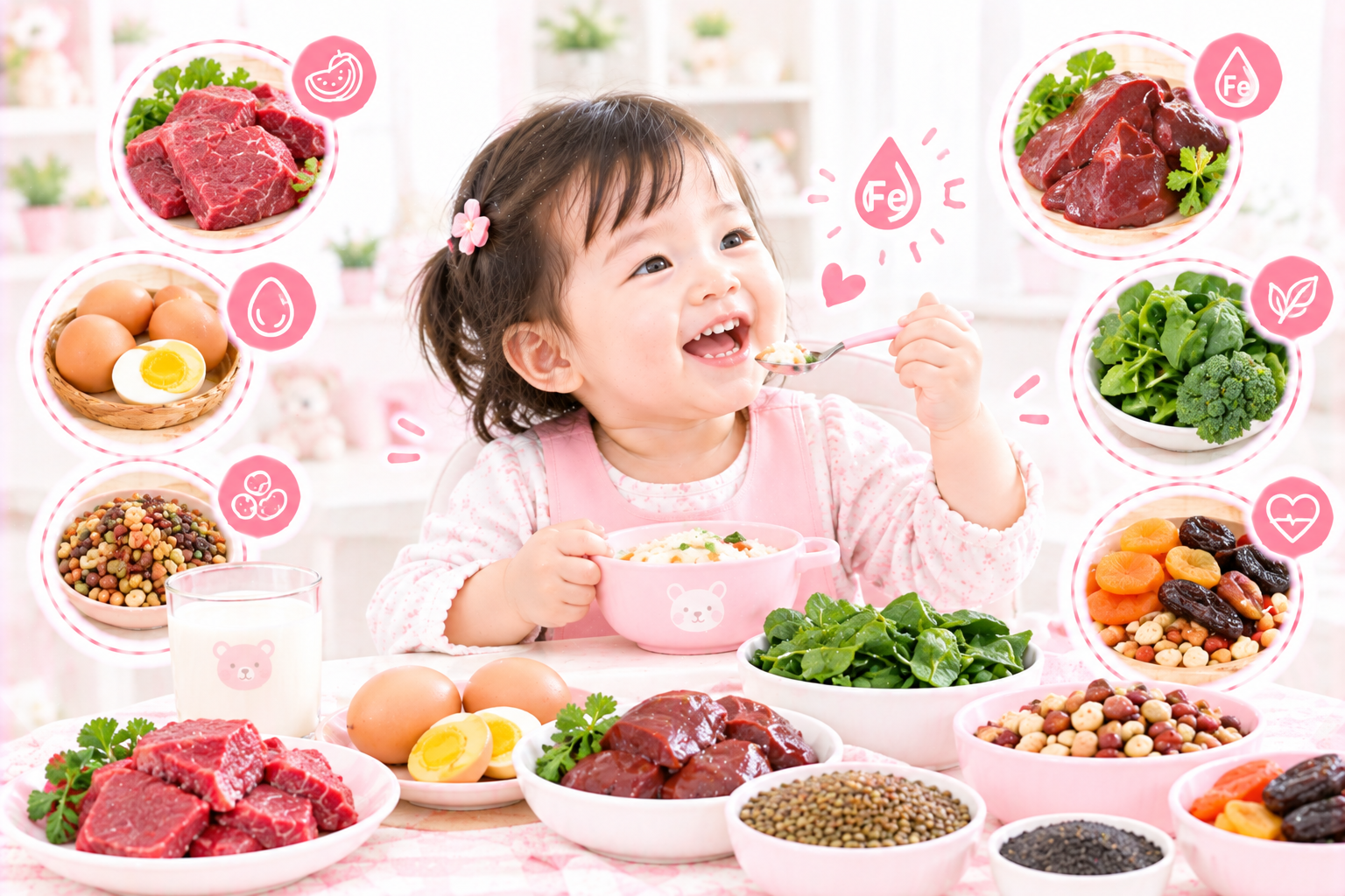 Top các thực phẩm giàu sắt tốt nhất cho trẻ nhỏ năm 2026